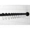 Kingston Brass KSR600 72-Inch Adjustable Stainless Steel Shower Curtain Rod with Rings, Matte Black KSR600 - alternate 3